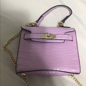Purple mini cross body.